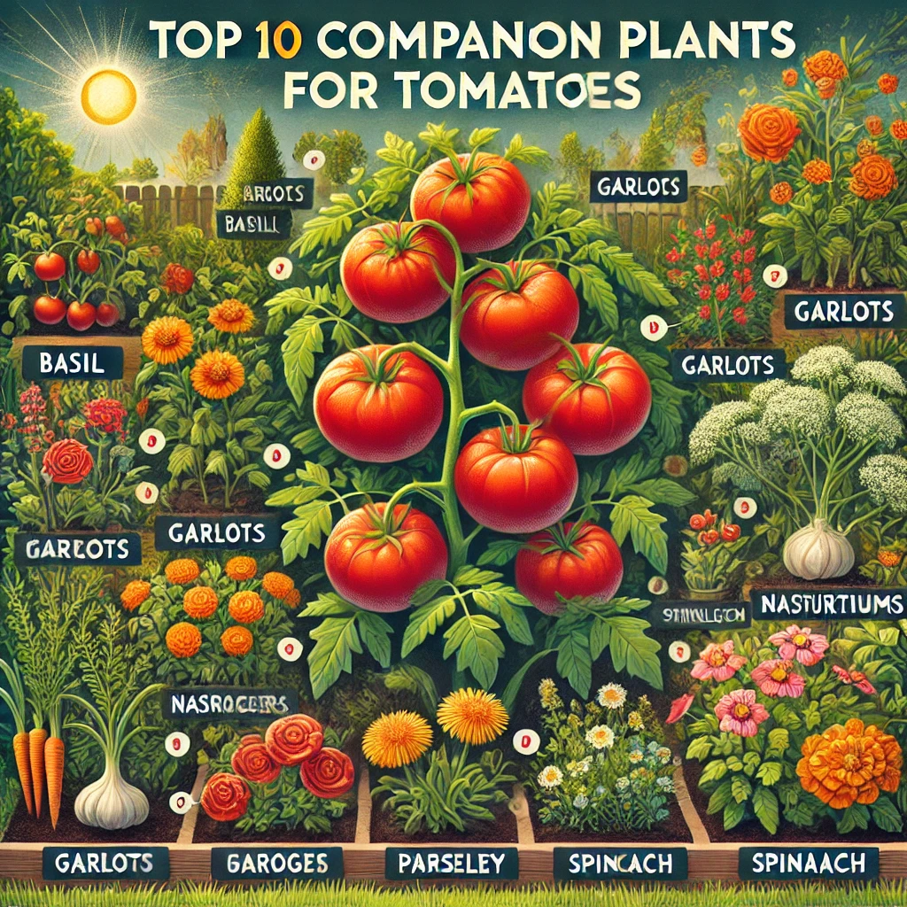 Top 10 Companion Plants for Tomatoes