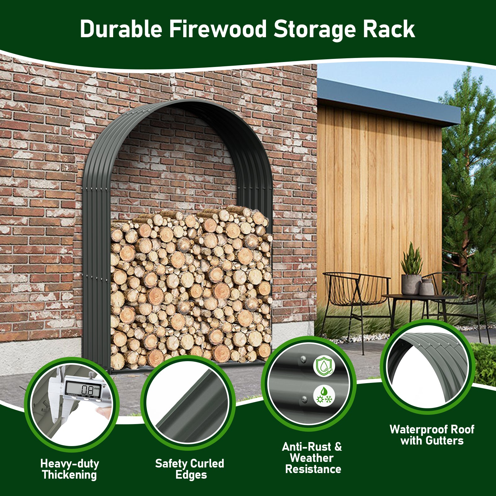 Costco discount firewood holder